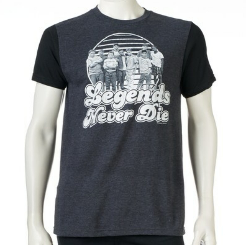 The Sandlot "Legends Never Die" Baseball Tee (M)